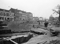 45250 Afbeelding van de werkzaamheden ten behoeve van de demping van de Stadsbuitengracht te Utrecht, ter hoogte van de ...